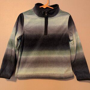 NWOT OshKosh B'gosh 3/4 zip fleece top - 4T, blue